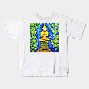 Thailand prayers - Van Gogh Style Kids T-Shirt